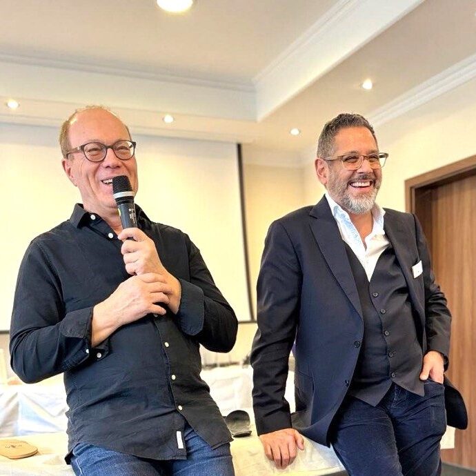 Norbert Fuhr und Dr. Popat
